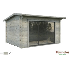 Holzgartenhaus mit Schiebetür