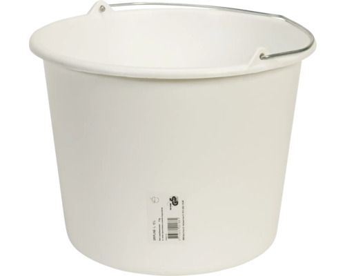 Eimer aus Kunststoff mit Metallbügel, Inhalt 12 Liter