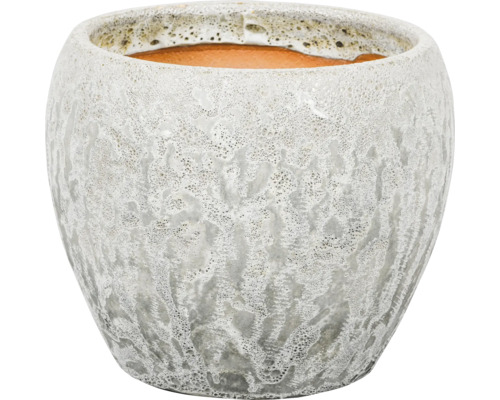 Blumentopf mit strukturierter Oberfläche