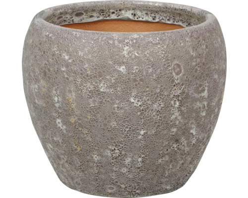 Pot de fleurs décoratif avec surface structurée