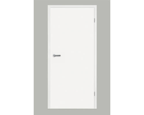 Pertura Zimmertür Yori CPL weiß (ähnlich RAL 9010) 86 x 198,5 cm Rechts ohne Schlüssellochbohrung