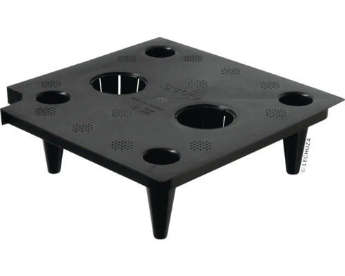 Fond de séparation Lechuza pour Cube 30/Canto 30 plastique noir Kit d''irrigation Lechuza pour pots de fleurs
