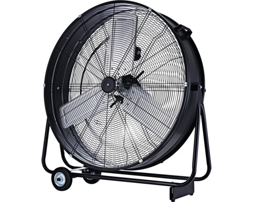 Ventilateur industriel avec roues pour la ventilation de grands espaces