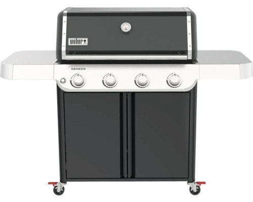Barbecue à gaz Weber Genesis avec quatre brûleurs et armoire basse