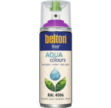 Peinture en bombe aérosol Belton Free PU Ral 4006 pourpre signalisation brillante 400 ml