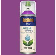 Peinture en bombe aérosol Belton Free PU Ral 4006 pourpre signalisation brillante 400 ml