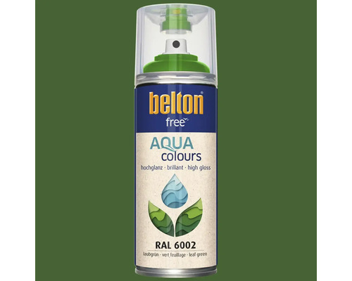 Belton Free Aqua Colours Lackspraydose Laubgrün RAL 6002