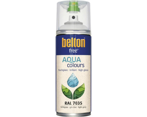 Peinture en bombe aérosol Belton Free PU Ral 6018 jaune vert brillant 400 ml