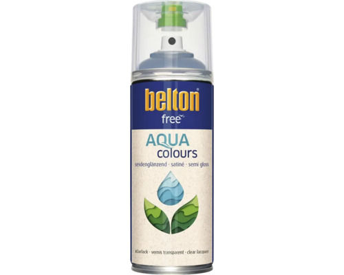 Bombe de peinture Belton Free Aqua, satinée