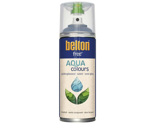 Bombe de peinture Belton Free Aqua, satinée