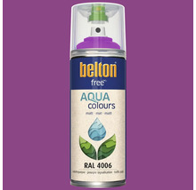 Peinture en bombe aérosol Belton Free PU Ral 4006 pourpre signalisation mate 400 ml