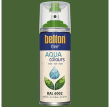 Peinture en bombe aérosol Belton Free PU Ral 6002 vert feuillage mate 400 ml