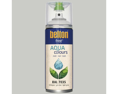 Aérosol de peinture Belton Aqua gris clair RAL 7035