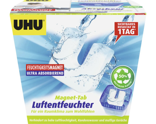 Déshumidificateur d'air UHU airmax container 450 g UHU Déshumidificateur Magnet-Tab Emballage