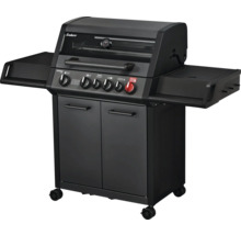 Gasgrill mit Seitenablagen und Unterschrank