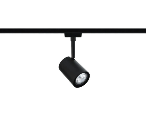 Schwarzer LED-Strahler für Schienensystem