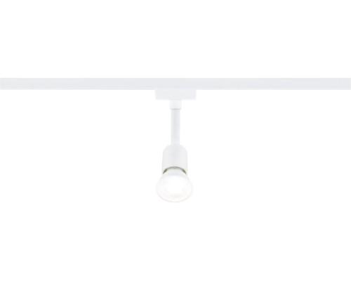 Système de rails blanc avec lampe