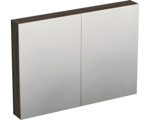 Armoire de toilette Jungborn TRENTA 100 x 14,4 x 72 cm gladstone chêne tabac 2 portes IP 44