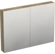 Jungborn Spiegelschrank TRENTA 100 x 14,4 x 72 cm Halifax eiche 3-türig IP 44