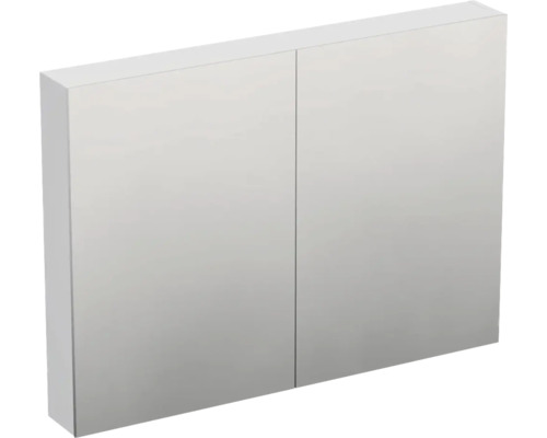 Armoire de toilette Jungborn TRENTA 100 x 14,4 x 72 cm blanc à haute brillance 2 portes IP 44