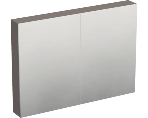 Armoire de toilette Jungborn TRENTA 100 x 14,4 x 72 cm marron clair 3 portes IP 44 Armoire de toilette à deux portes pour la salle de bains