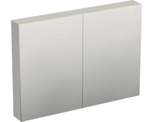 Armoire de toilette Jungborn TRENTA 100 x 14,4 x 72 cm cachemire brillant 2 portes IP 44