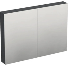 Jungborn Spiegelschrank TRENTA 100 x 14,4 x 72 cm anthrazit matt 3-türig IP 44