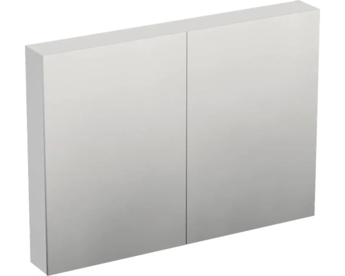 Armoire de toilette Jungborn TRENTA 100 x 14,4 x 72 cm blanc mat 2 portes IP 44