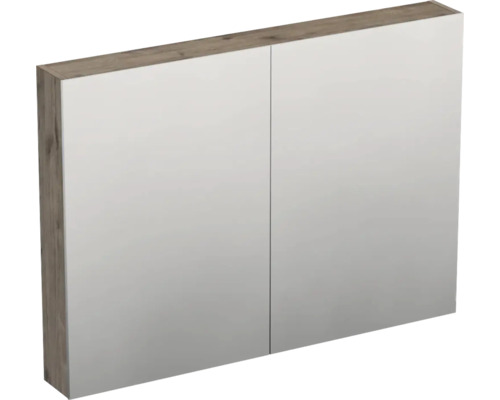 Armoire de toilette Jungborn TRENTA 100 x 14,4 x 72 cm wellington chêne 2 portes IP 44