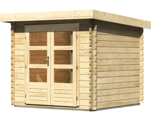 Holzgartenhaus mit Doppeltür