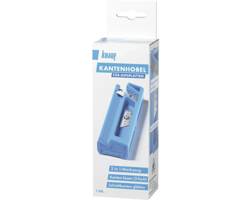 Knauf Kantenhobel für Gipsplatten in Produktverpackung