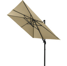 Rechteckiger Sonnenschirm für den Aussenbereich