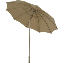 Parasol de jardin ouvert avec cadre en métal
