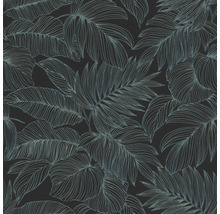Papier peint avec un motif de feuilles