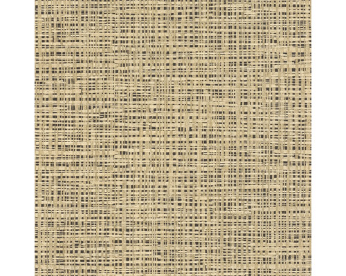 Papier peint intissé 865424 Symphony panier ocre Papier peint textile avec texture de lin