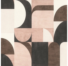 Papier peint intissé 866551 Symphony Retro marron