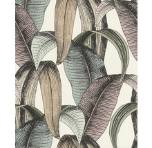 Tapete mit tropischem Blätterdesign