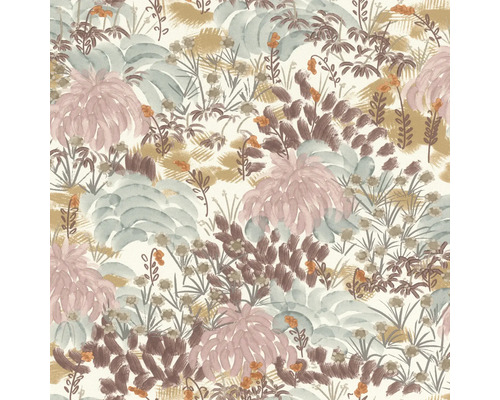 Papier peint intissé 868302 Symphony prairie rose Papier peint à motif floral