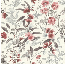Papier peint avec motif floral