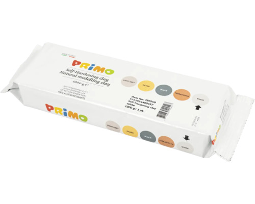 Pâte à modeler naturelle auto-durcissante Primo, 1000 grammes