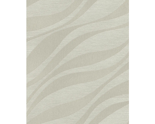 Papier peint intissé 608021 Sky Lounge vagues gris Papier peint à motif ondulé