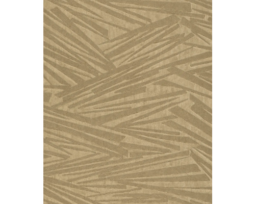 Papier peint intissé 608311 Sky Lounge graphique or Papier peint avec motif de lignes abstraites