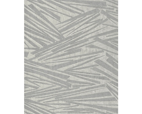 Papier peint intissé 608342 Sky Lounge graphique argent Papier peint avec motif de rayures abstraites
