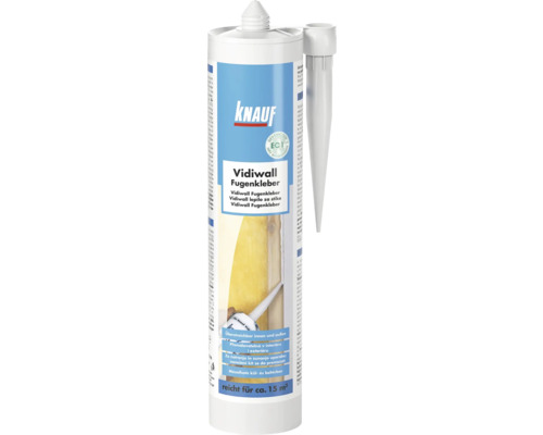 Colle à joints Knauf Vidiwall blanc-beige 310 ml Cartouche de colle à joints Knauf Vidiwall