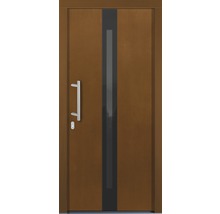 Haustür mit Glaseinsatz und Griff