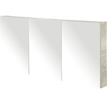Armoire de toilette Sanox 140 x 13 x 65 cm chêne nature 3 porte