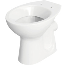 WC sur pied en céramique blanche