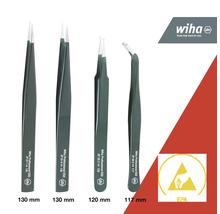 Kit de pincettes SMD Professional ESD Wiha 5 pces