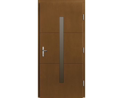 Porte d''entrée avec insert en verre
