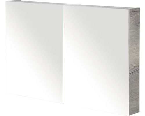 Armoire de toilette Sanox 100 x 13 x 65 cm tabacco 2 portes